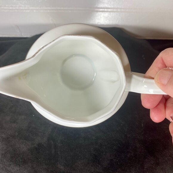 1930's Vintage Bavarian Fine China  Sugar and Creamer, Made in Germany, - Picture 9 of 11